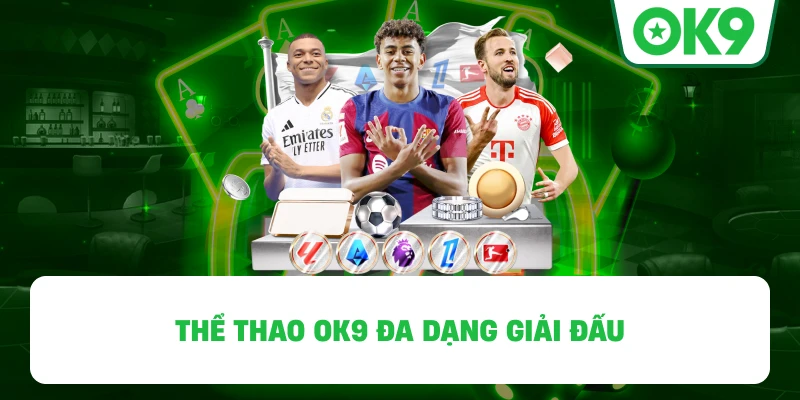 Thể thao OK9 đa dạng giải đấu